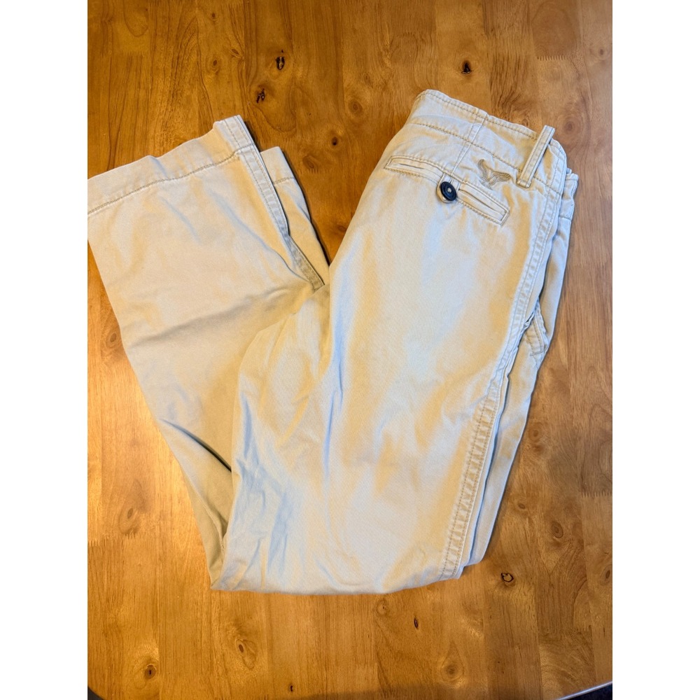 American Eagle‎ Outfitters Mens Khaki Chino Pants 29x30 Straight Leg Cotton Tan